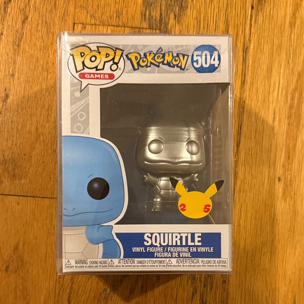 Funko Pop 504 Squirtle 25th Anniversary 2021